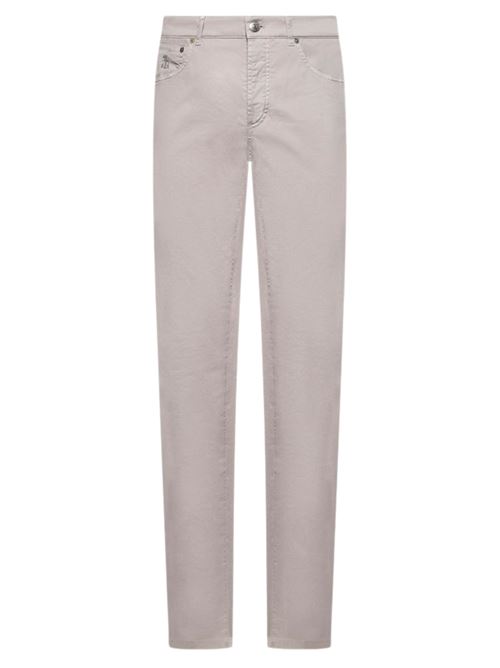 Trousers with embroidered logo BRUNELLO CUCINELLI | M289LI1780C6008